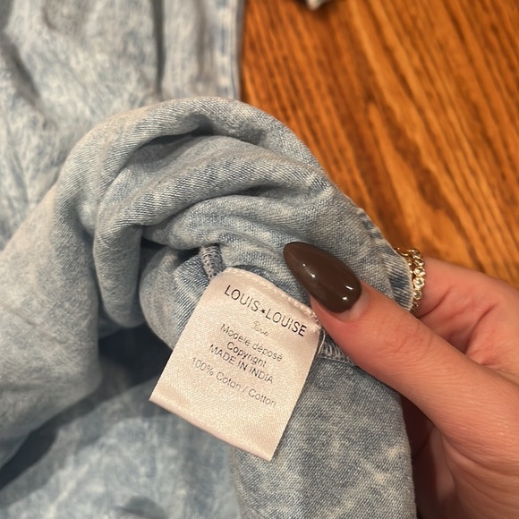 Louis + Louise Girl’s Denim Dress Size 10Y - Picture 6 of 6